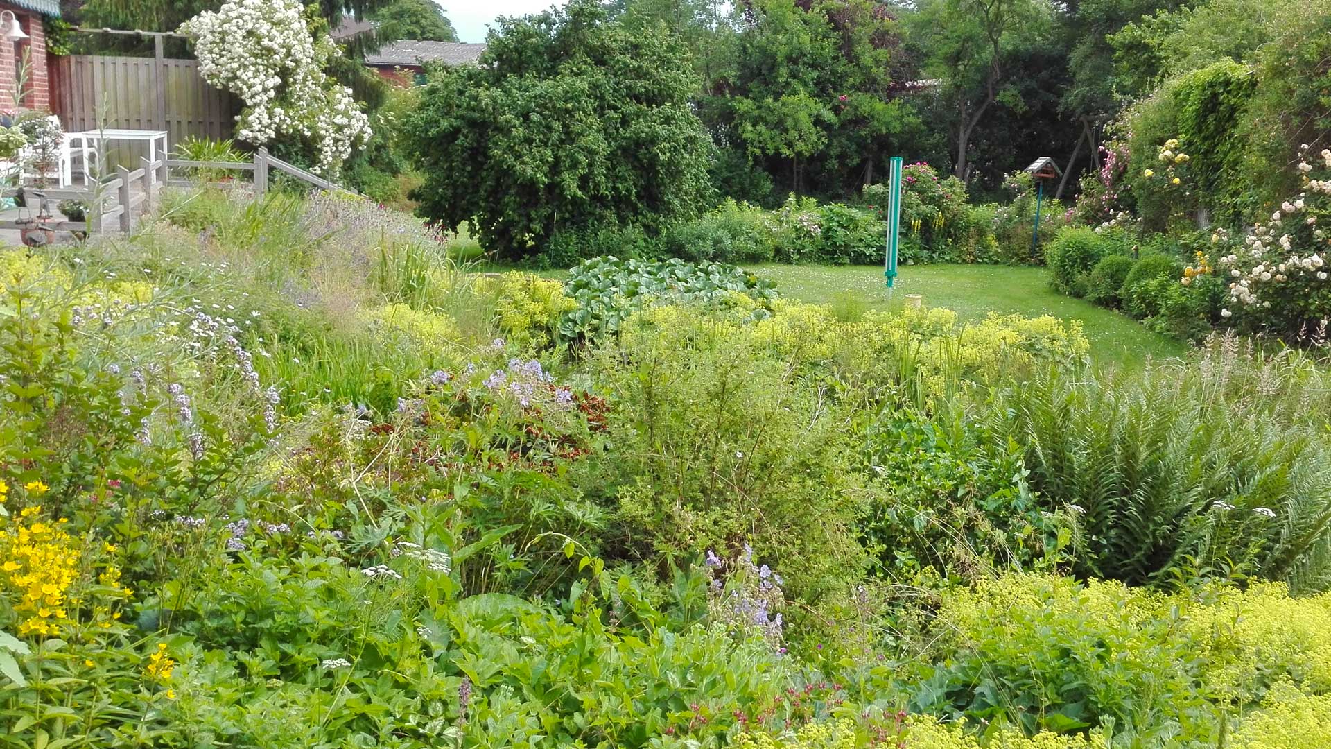 Garten weit