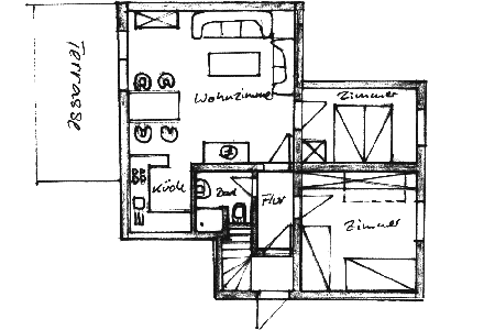Grundriss Wohnung 4